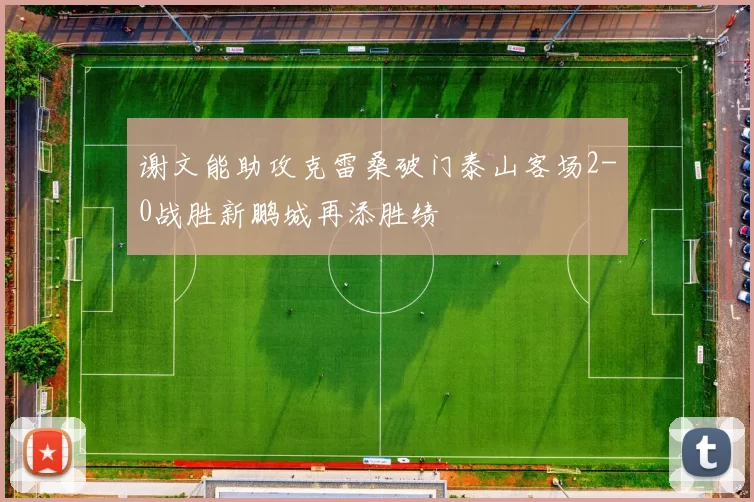 谢文能助攻克雷桑破门泰山客场2-0战胜新鹏城再添胜绩